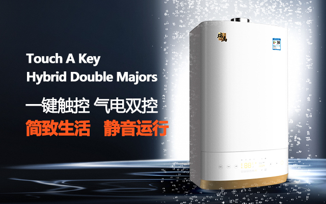 雙能源壁掛爐，省氣25%
